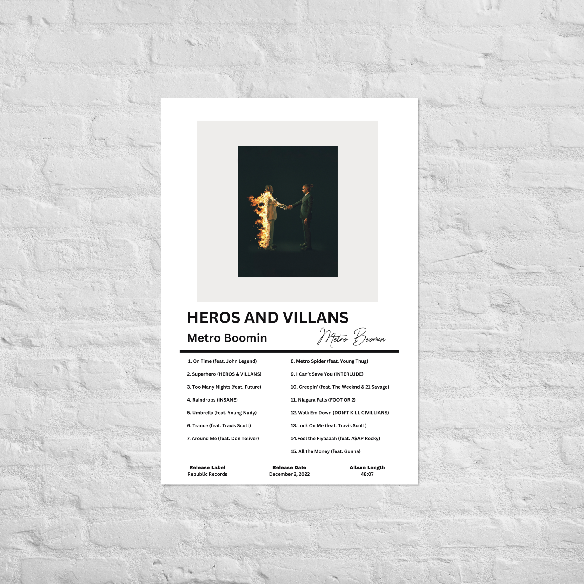Metro Boomin - Heros & Villans