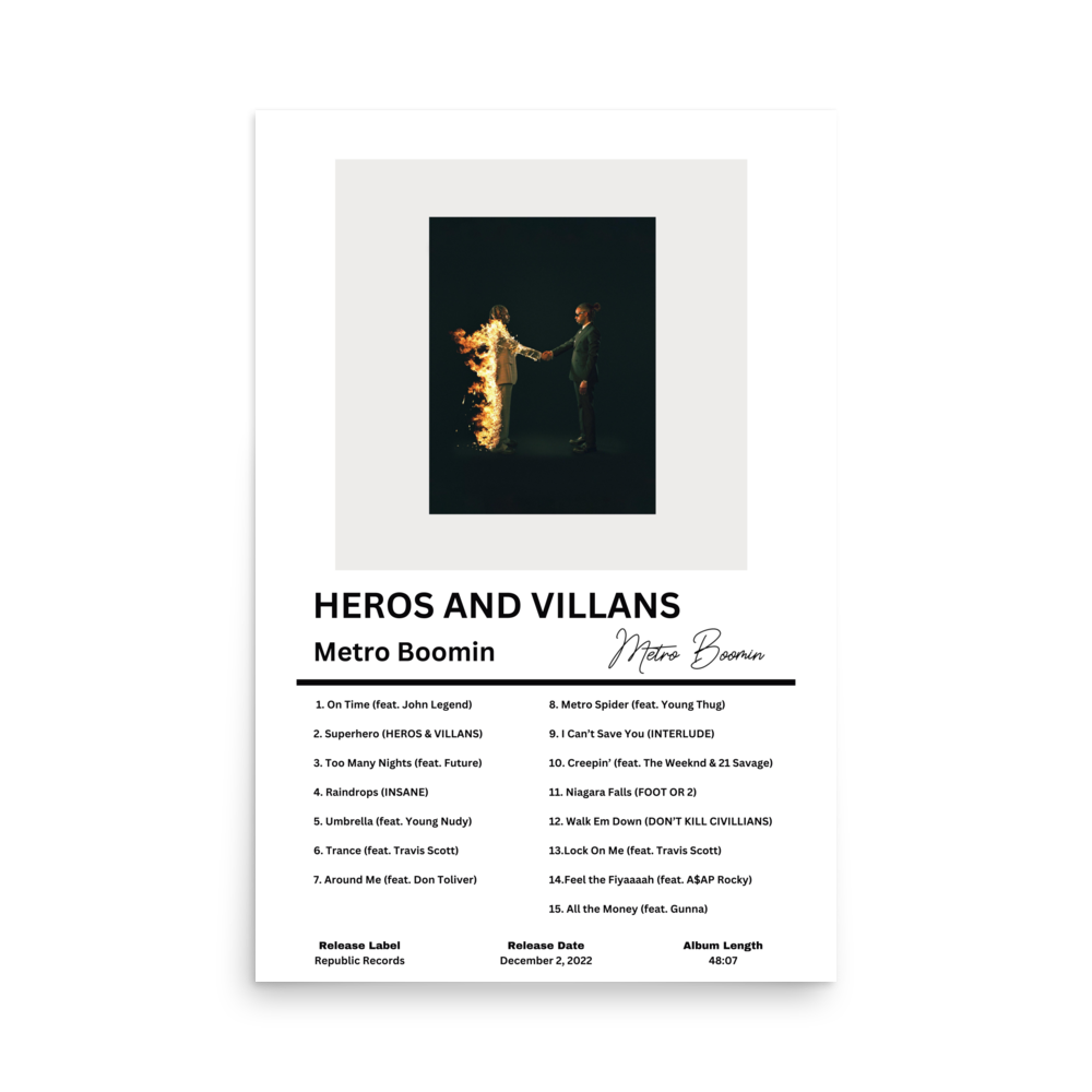 Metro Boomin - Heros & Villans